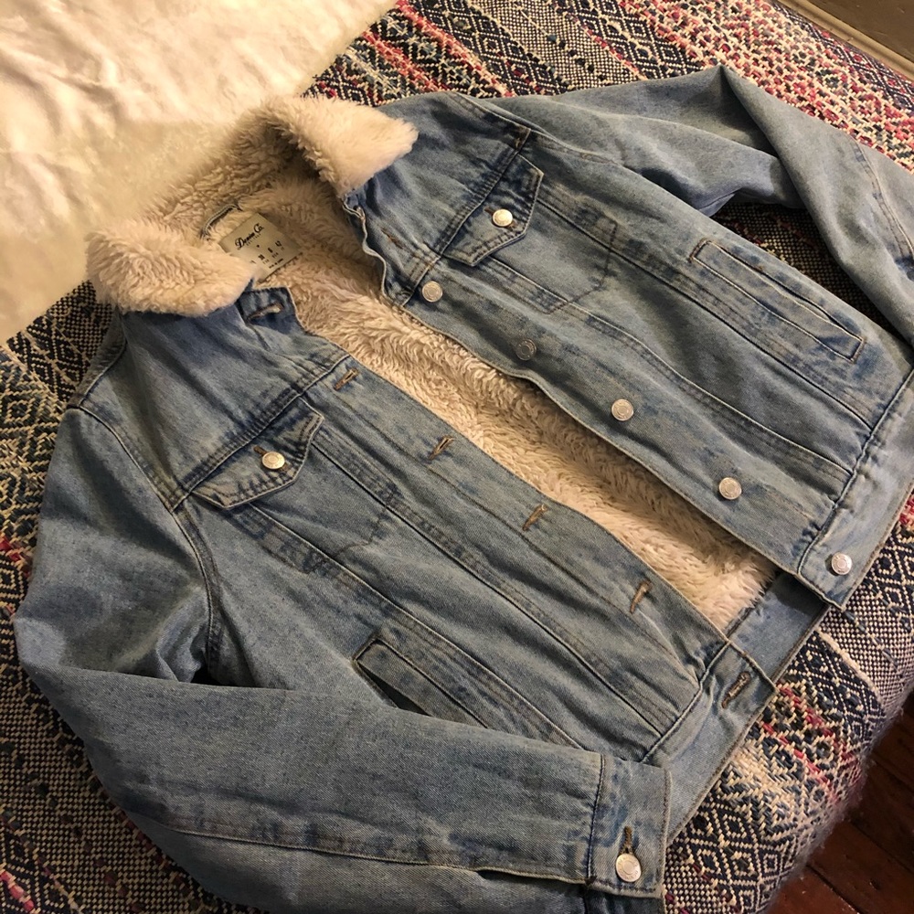 Denim Shearling Jacket